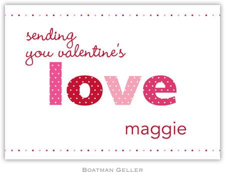Boatman Geller Stationery - Love Valentine Exchange Valentine's Day Cards